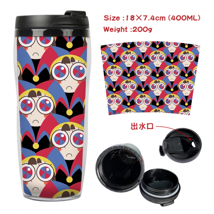 The Amazing Digital Circus Anime Starbucks leak proof and insulated cup 18X7.4CM 400ML