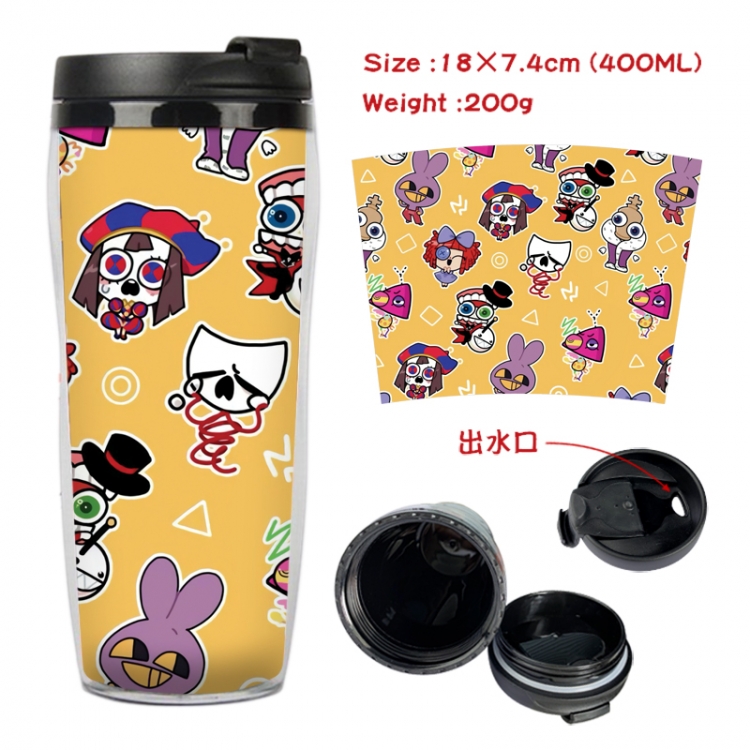 The Amazing Digital Circus Anime Starbucks leak proof and insulated cup 18X7.4CM 400ML