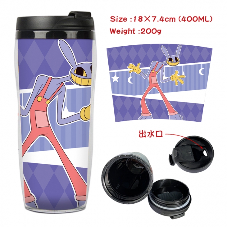 The Amazing Digital Circus Anime Starbucks leak proof and insulated cup 18X7.4CM 400ML