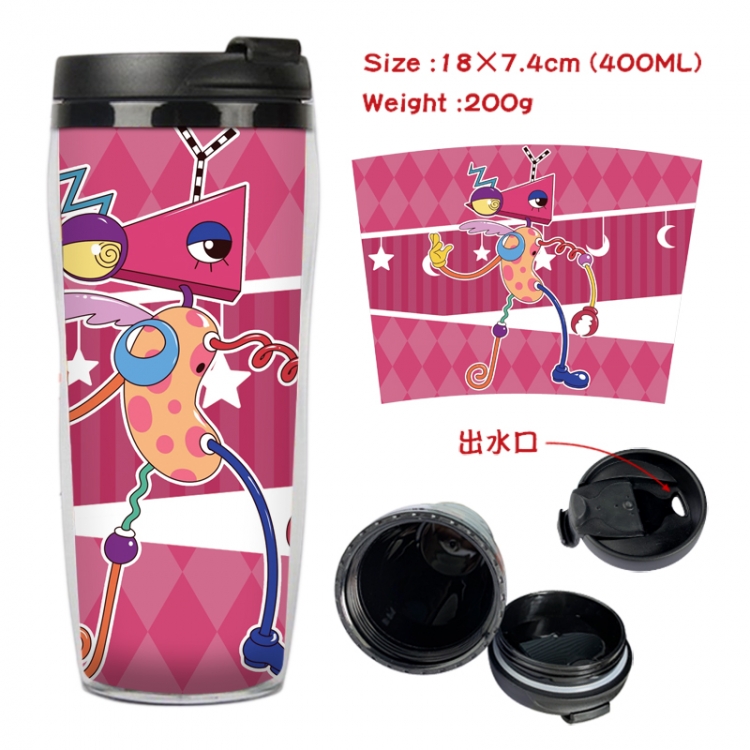 The Amazing Digital Circus Anime Starbucks leak proof and insulated cup 18X7.4CM 400ML