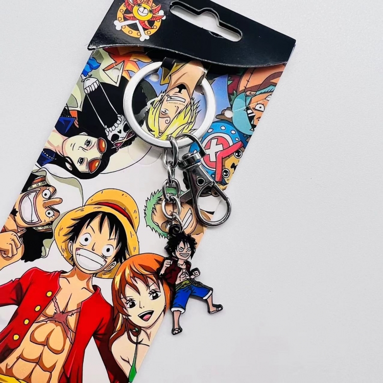  One Piece Anime Character metal keychain price for 5 pcs