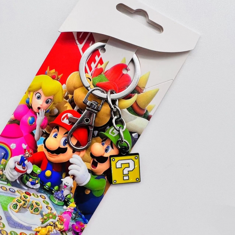  Super Mario Anime Character metal keychain price for 5 pcs