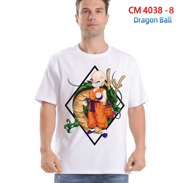 DRAGON BALL Printed short-sleeved cotton T-shirt from S to 4XL