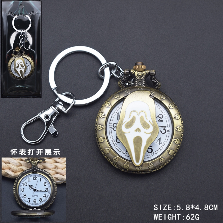 scream Anime peripheral keychain pocket watch