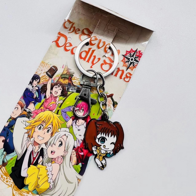The Seven Deadly Sins Anime Character metal keychain price for 5 pcs