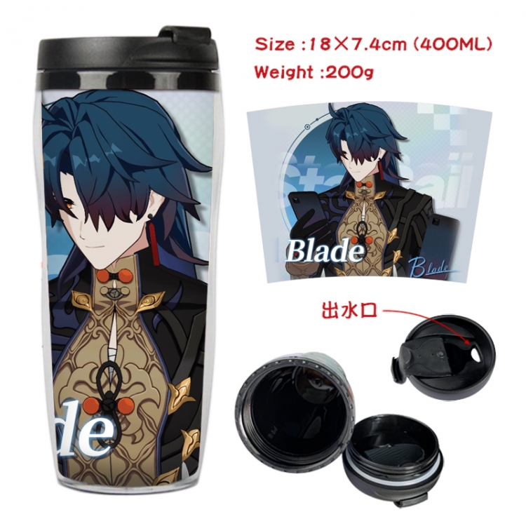 Honkai: Star Rail Anime Starbucks leak proof and insulated cup 18X7.4CM 400ML