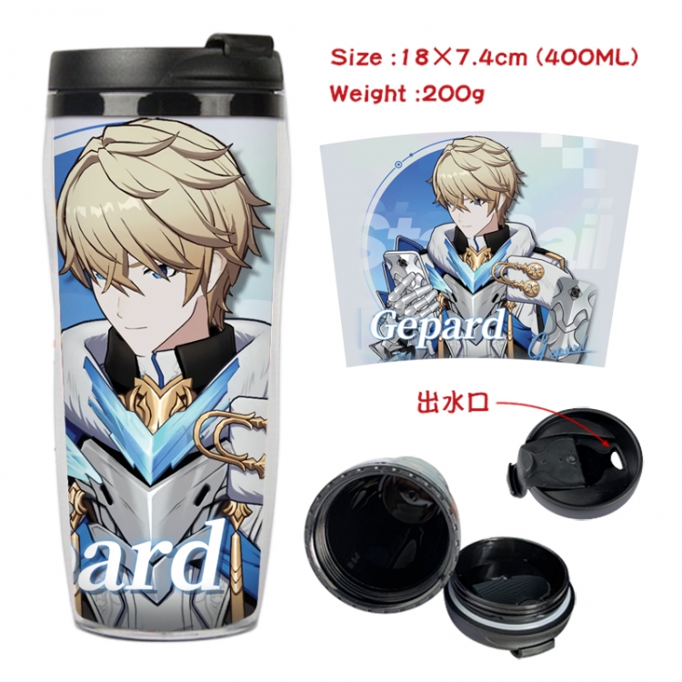 Honkai: Star Rail Anime Starbucks leak proof and insulated cup 18X7.4CM 400ML