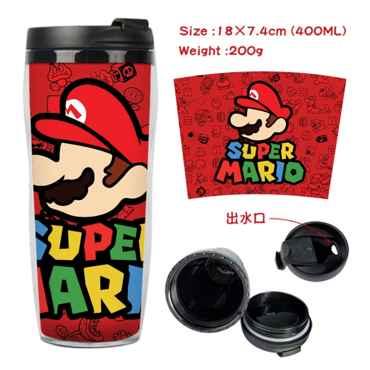 Super Mario Anime Starbucks leak proof and insulated cup 18X7.4CM 400ML