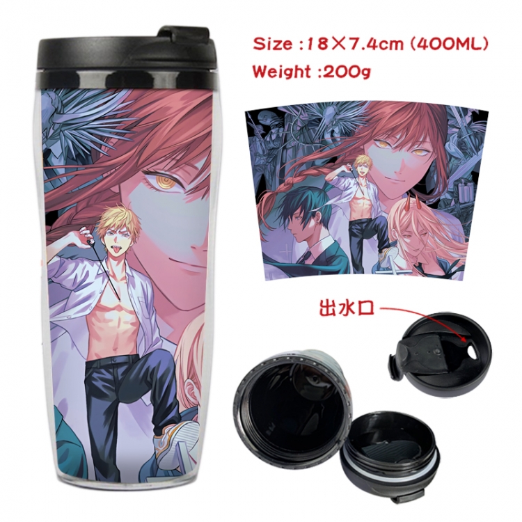 Chainsawman Anime Starbucks leak proof and insulated cup 18X7.4CM 400ML