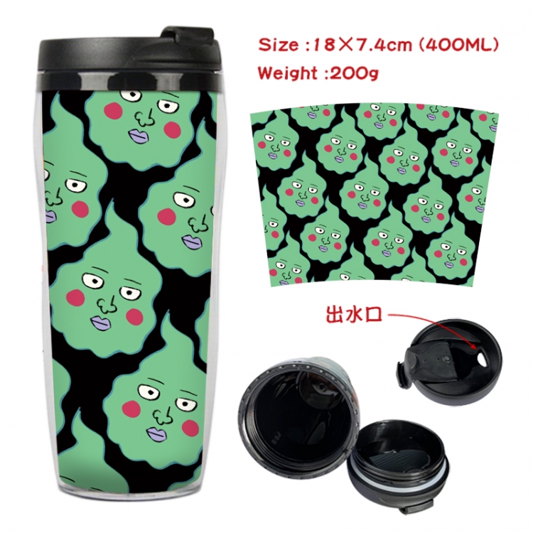  Mob Psycho 100 Anime Starbucks leak proof and insulated cup 18X7.4CM 400ML