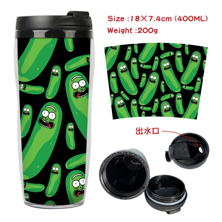Rick and Morty Anime Starbucks leak proof and insulated cup 18X7.4CM 400ML