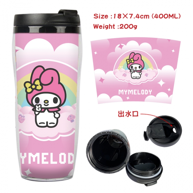 sanrio Anime Starbucks leak proof and insulated cup 18X7.4CM 400ML