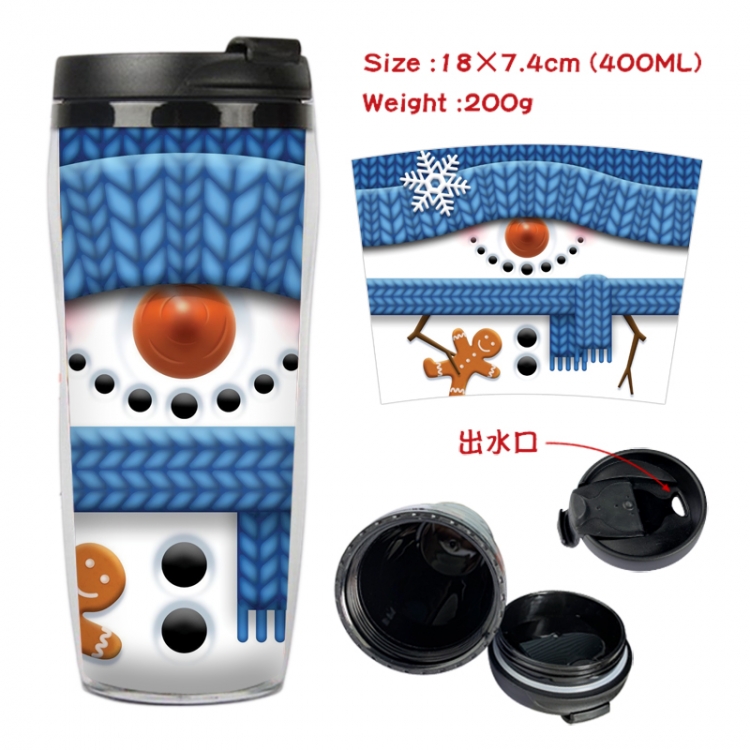 Christmas Anime Starbucks leak proof and insulated cup 18X7.4CM 400ML