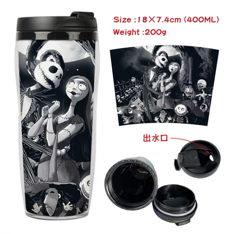 The Nightmare Before Christmas Anime Starbucks leak proof and insulated cup 18X7.4CM 400ML