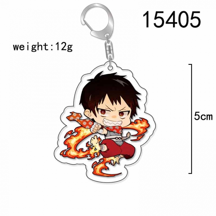 Fire Force Anime Acrylic Keychain Charm price for 5 pcs