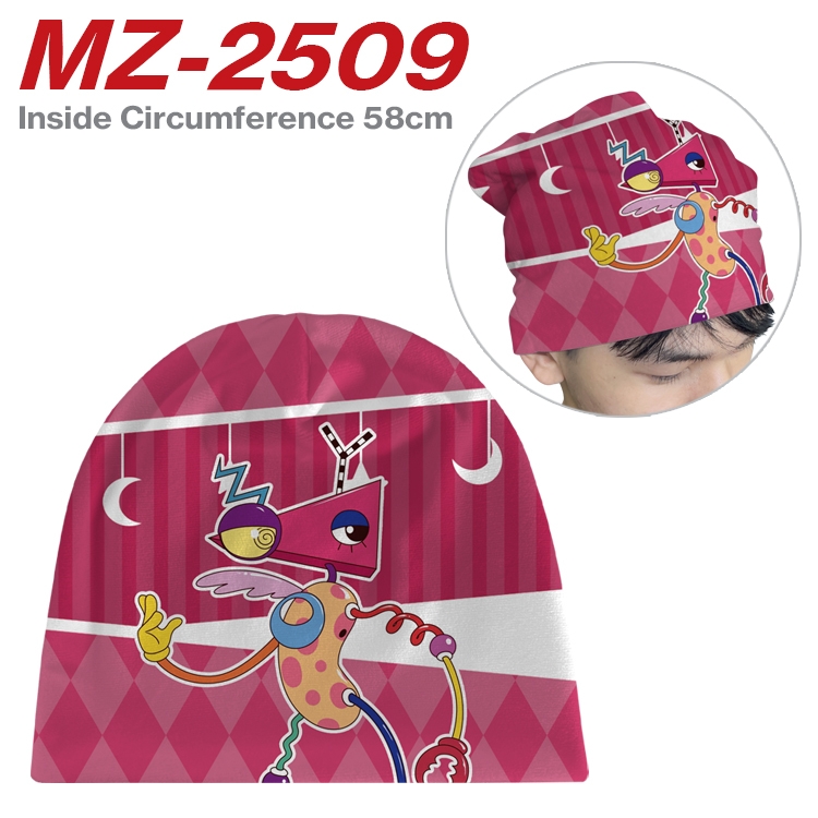 The Amazing Digital Circus Anime flannel full color hat cosplay men's and women's knitted hats 58cm 
