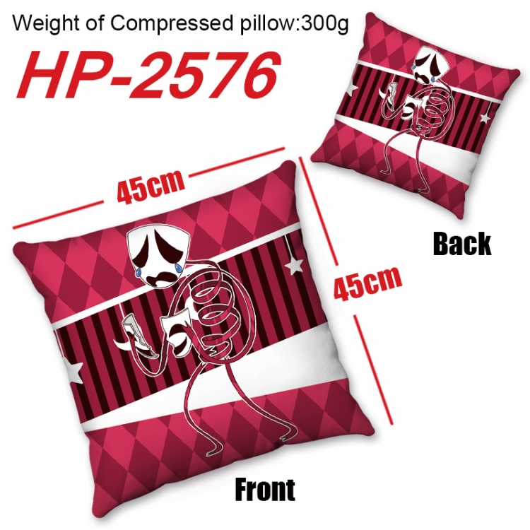 The Amazing Digital Circus  Anime digital printing double-sided printed pillow 45X45cm NO FILLING  HP-2576B