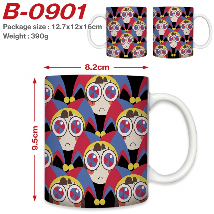 The Amazing Digital Circus Anime printed ceramic mug 400ml (single carton foam packaging) 