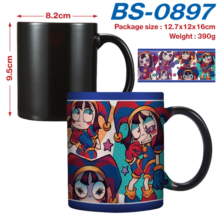 The Amazing Digital Circus Anime high-temperature color-changing printing ceramic mug 400ml