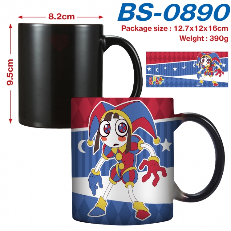 The Amazing Digital Circus Anime high-temperature color-changing printing ceramic mug 400ml