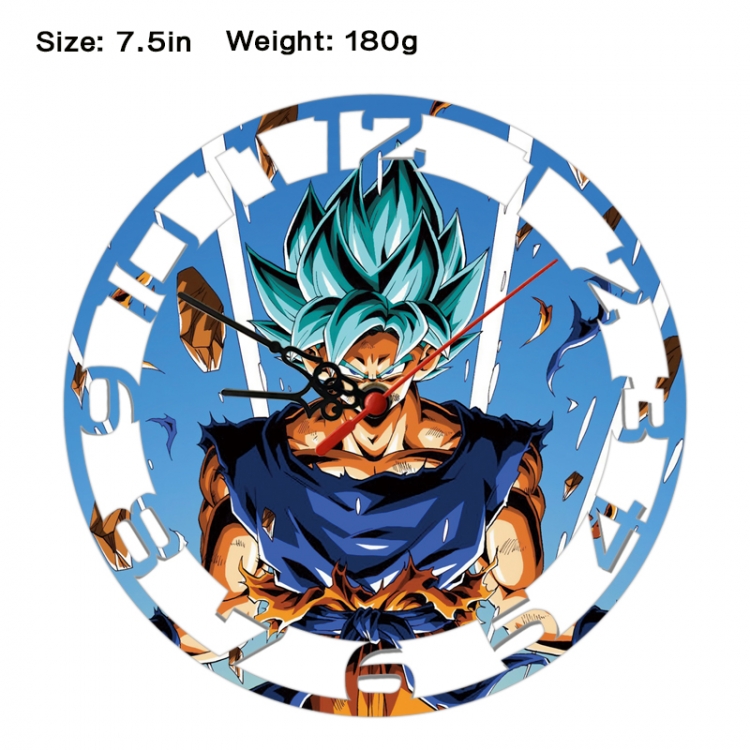 DRAGON BALL Anime print alarm clock wall clock personality clock packaging size 25X25X4cm