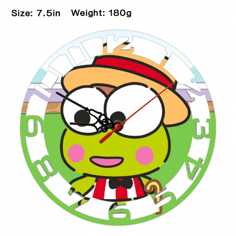 sanrio Anime print alarm clock wall clock personality clock packaging size 25X25X4cm