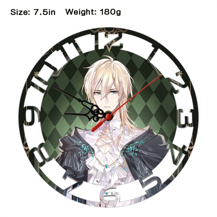 For All Time Anime print alarm clock wall clock personality clock packaging size 25X25X4cm