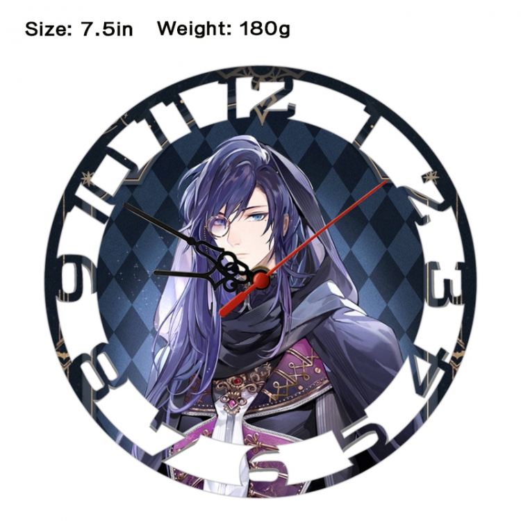 For All Time Anime print alarm clock wall clock personality clock packaging size 25X25X4cm