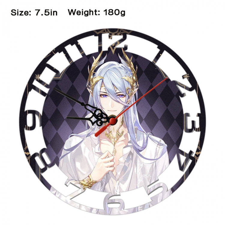 For All Time Anime print alarm clock wall clock personality clock packaging size 25X25X4cm