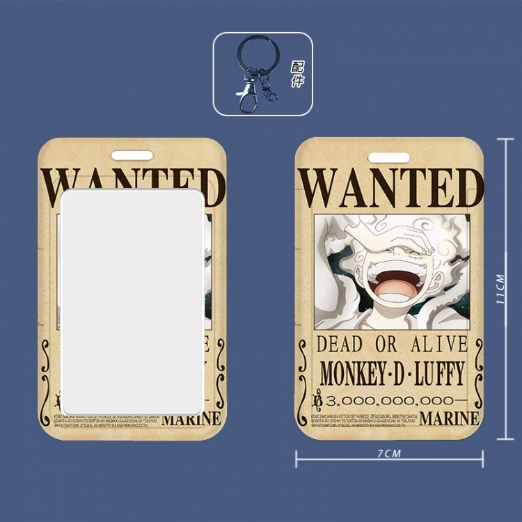 One Piece Cartoon peripheral ID card sleeve Ferrule 11cm long 7cm wide price for 5 pcs