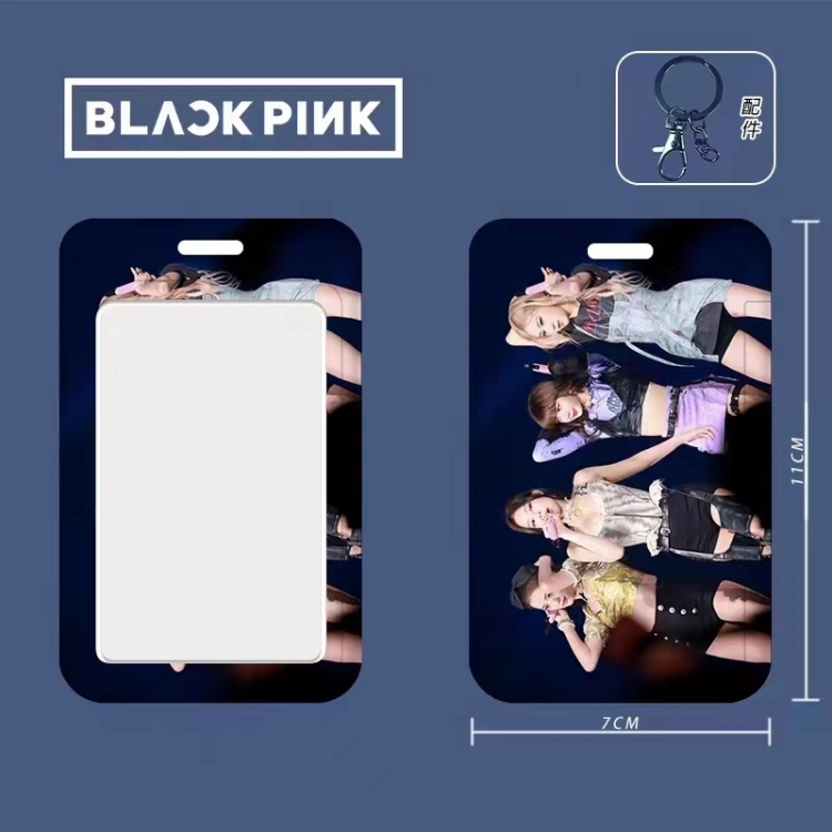 BLACK PINK Cartoon peripheral ID card sleeve Ferrule 11cm long 7cm wide price for 5 pcs