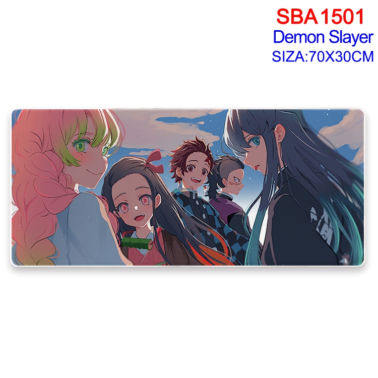 Demon Slayer Kimets Animation peripheral locking mouse pad 70X30cm  SBA-1501