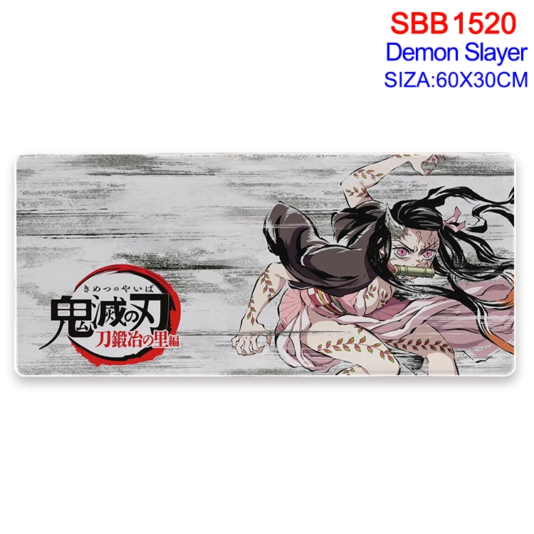 Demon Slayer Kimets Animation peripheral locking mouse pad 60X30cm