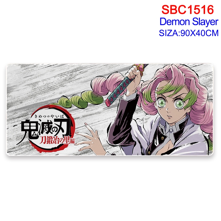 Demon Slayer Kimets Anime peripheral edge lock mouse pad 90X40CM