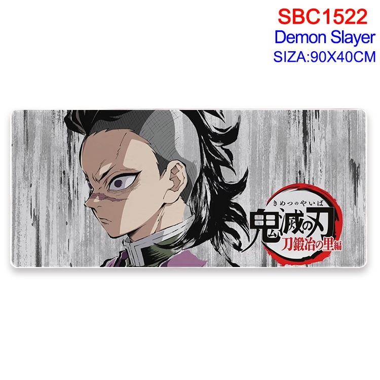 Demon Slayer Kimets Anime peripheral edge lock mouse pad 90X40CM