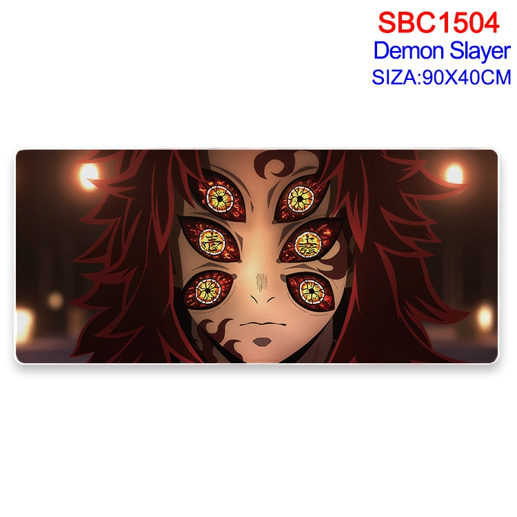 Demon Slayer Kimets Anime peripheral edge lock mouse pad 90X40CM