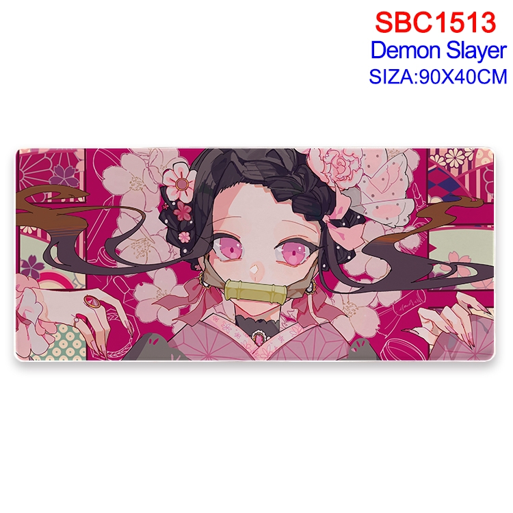 Demon Slayer Kimets Anime peripheral edge lock mouse pad 90X40CM