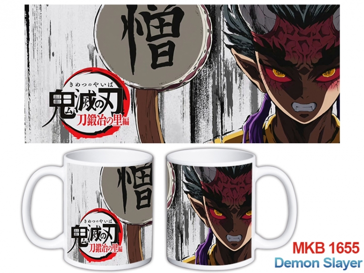 Demon Slayer Kimets Anime color printing ceramic mug cup price for 5 pcs