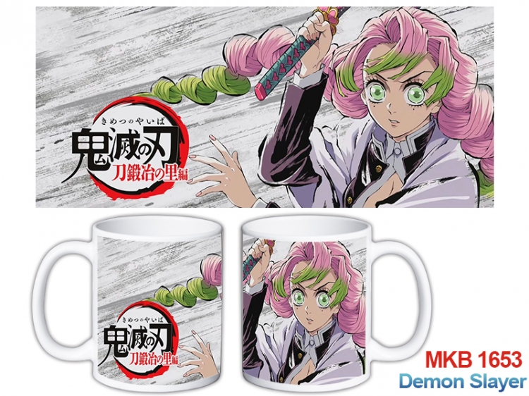 Demon Slayer Kimets Anime color printing ceramic mug cup price for 5 pcs