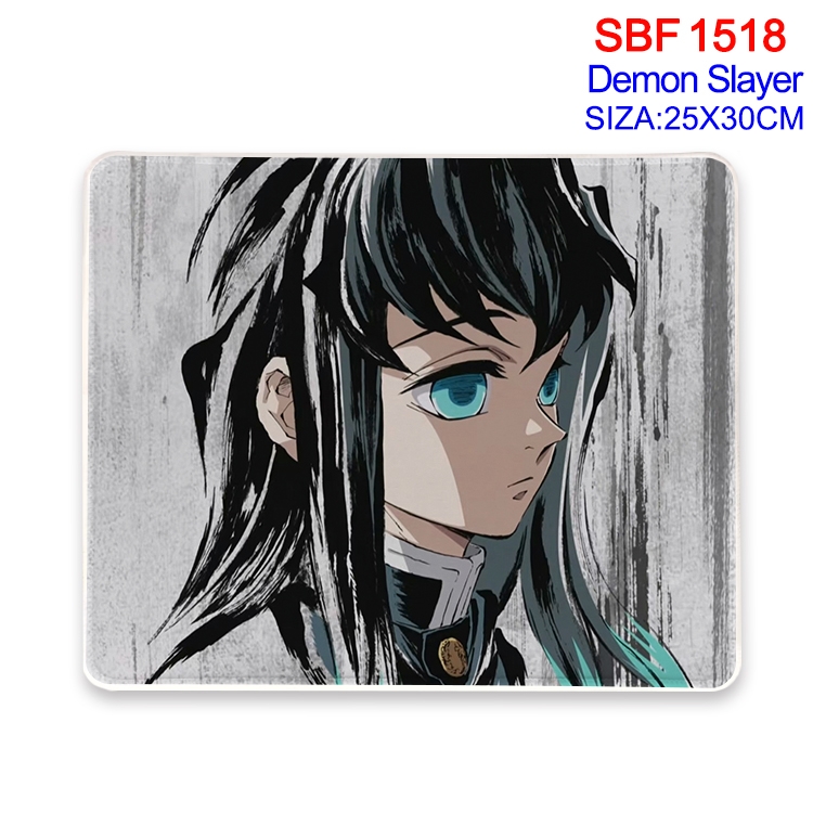 Demon Slayer Kimets Anime peripheral edge lock mouse pad 25X30cm 