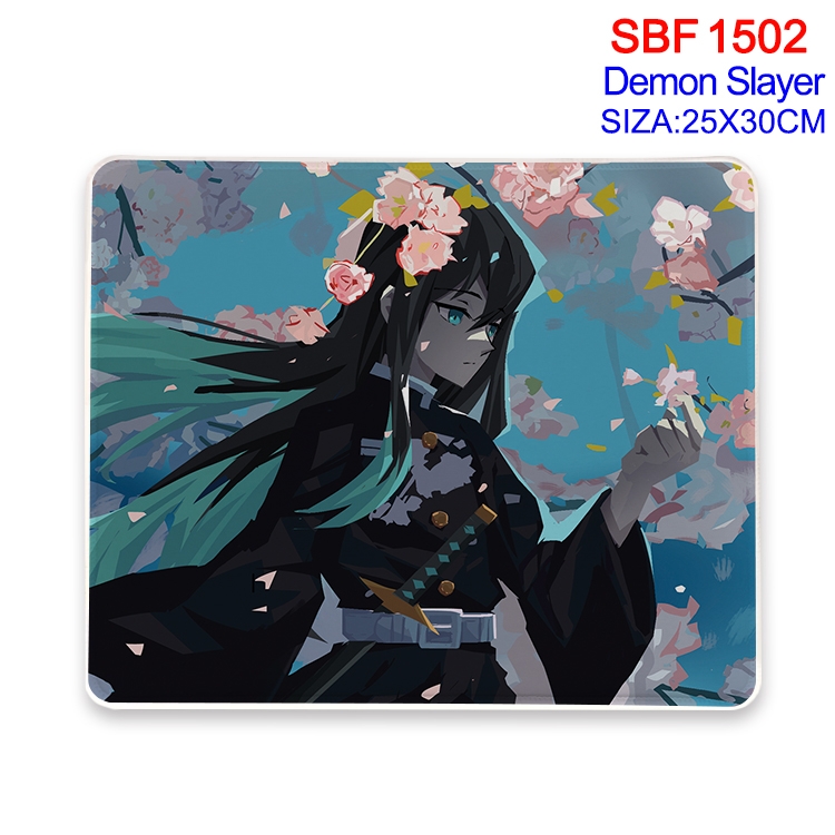 Demon Slayer Kimets Anime peripheral edge lock mouse pad 25X30cm 