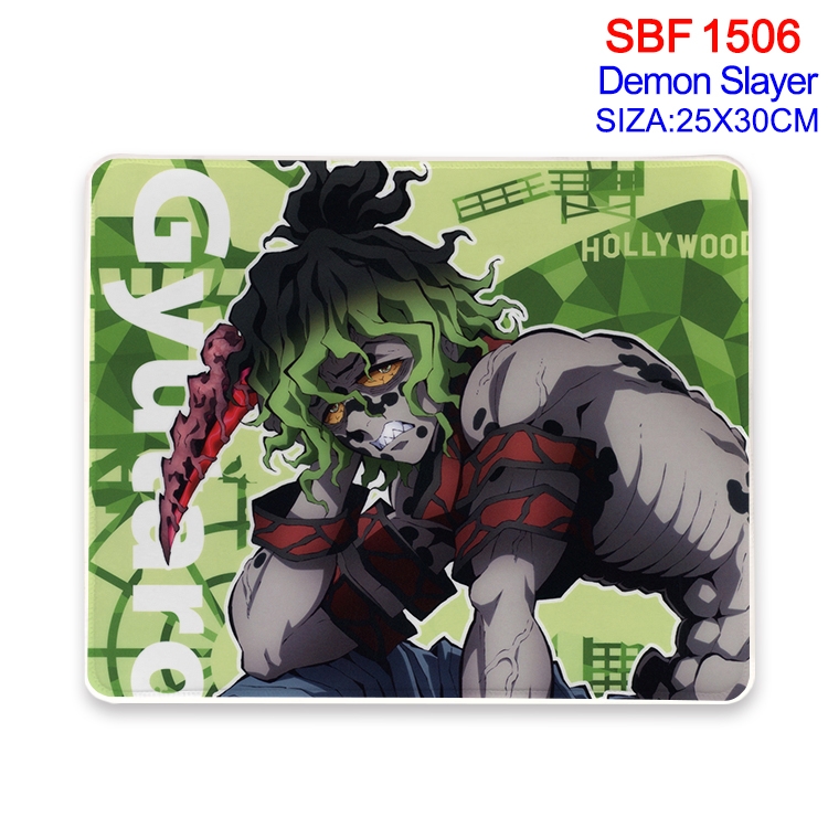 Demon Slayer Kimets Anime peripheral edge lock mouse pad 25X30cm 