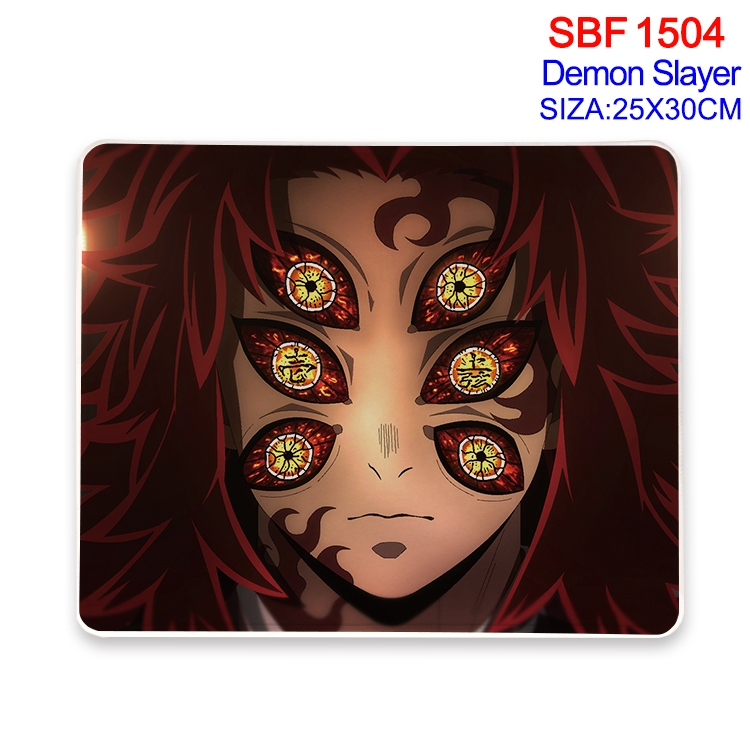 Demon Slayer Kimets Anime peripheral edge lock mouse pad 25X30cm 