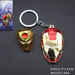 Iron Man Anime cartoon Key Cha...