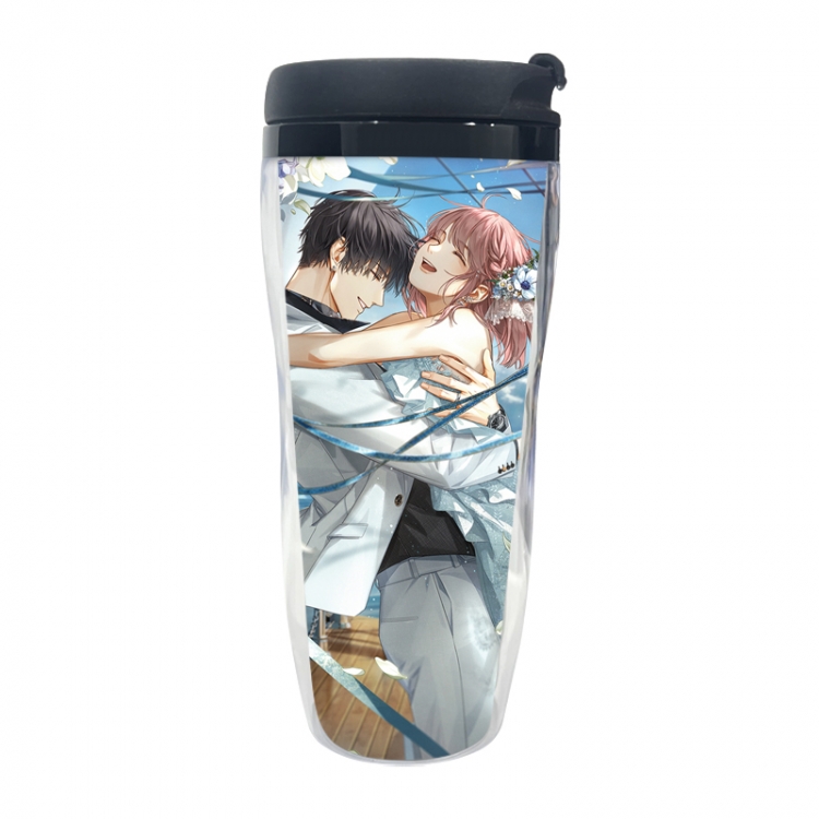Light and Night Anime double-layer insulated water bottle and cup 350ML