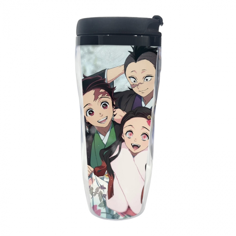 Demon Slayer Kimets Anime double-layer insulated water bottle and cup 350ML