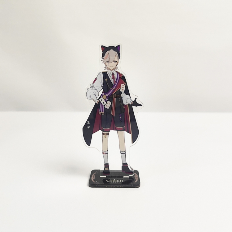 Genshin Impact  Anime Character Interlayer acrylic Standing Plates Keychain 15cm