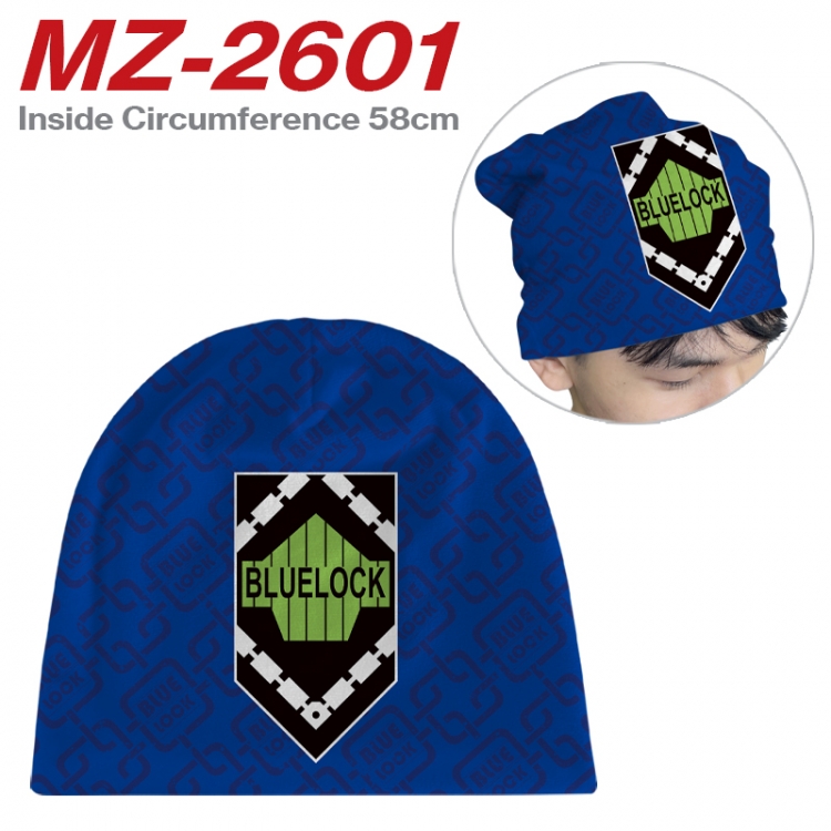 BLUE LOCK  Anime flannel full color hat cosplay men's and women's knitted hats 58cm