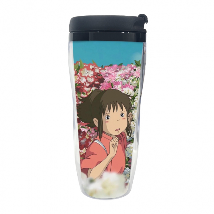 Spirited Away Anime double-layer insulated water bottle and cup 350ML
