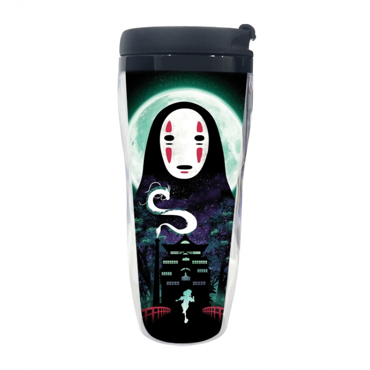 Spirited Away Anime double-layer insulated water bottle and cup 350ML